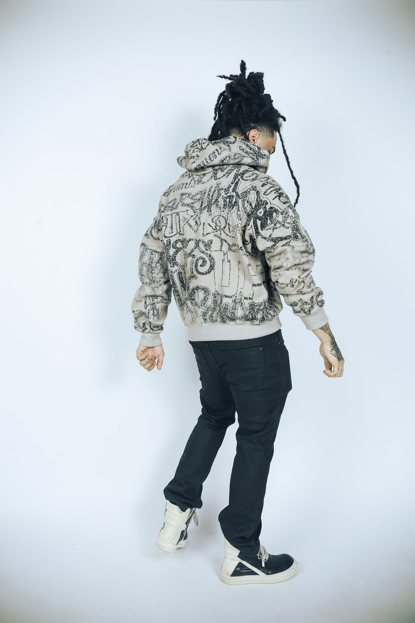 Don Garments Graffiti Zip Up Jacket